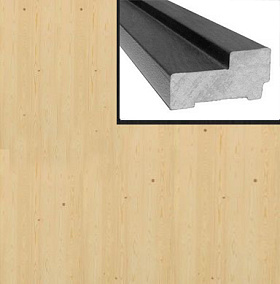 Коробка для дверей из массива Без отделки Сосна Без сучков